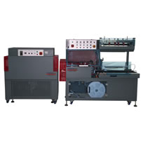 Automatic L-Bar Sealer and shrink tunnel